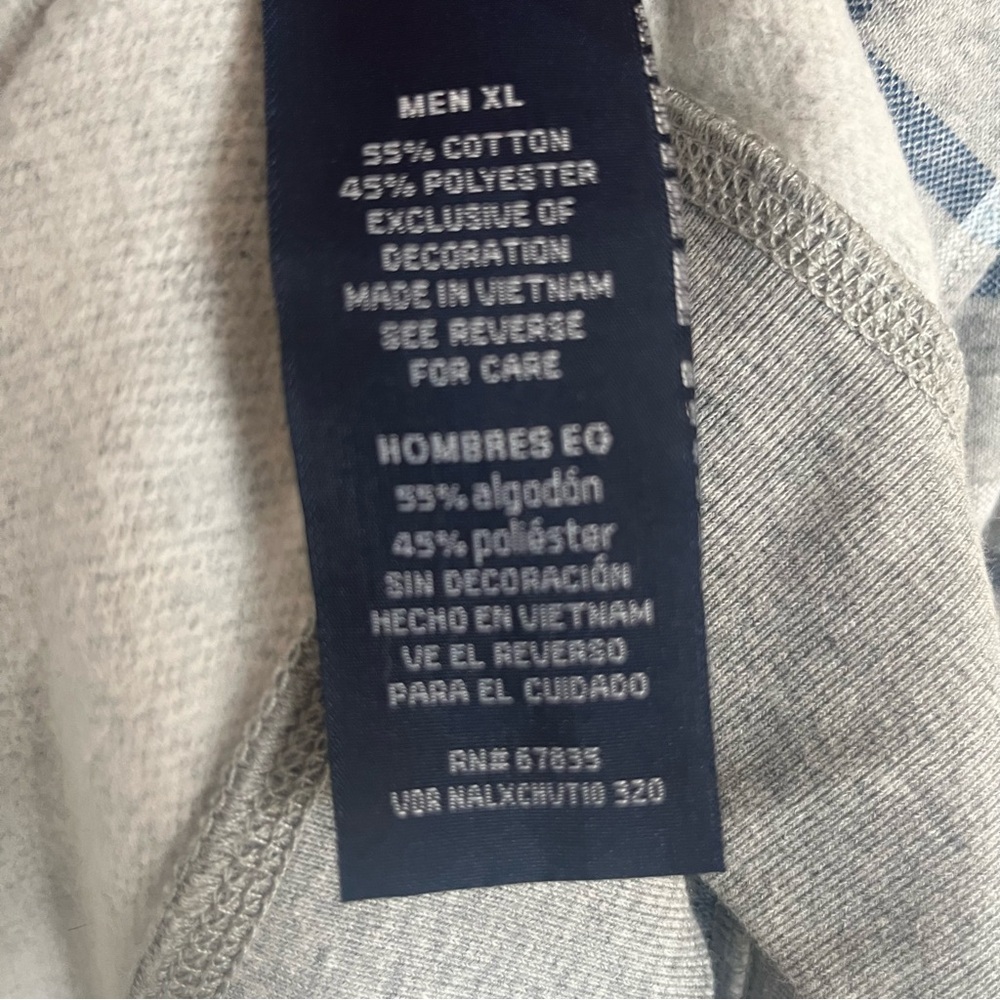 Vintage Nautica Sailing Gear Gray Checkered Sweatshirt Nautica Crewneck Size XL - Picture 11 of 12